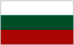 Bulgarische Flagge in Weiß, Grün und Rot