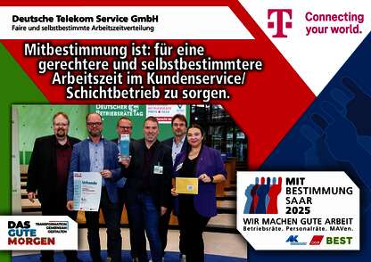 Mitbestimmung Plakat Telekom