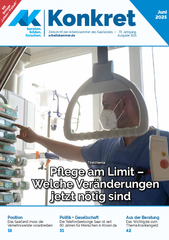 Pflege am Limit - Welche Veränderungen jetzt nötig sind - Heft 3, Juni 2025