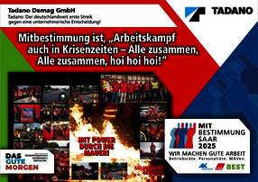 Mitbestimmung Plakat Tadano