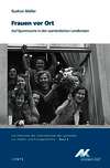 Titelseite des Buches "Frauen vor Ort" zeigt eine Gruppe von 8 jungen Frauen, die mit strahlenden Gesichtern aus einem Fenster winken