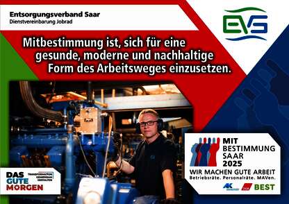 Mitbestimmung Plakat EVS