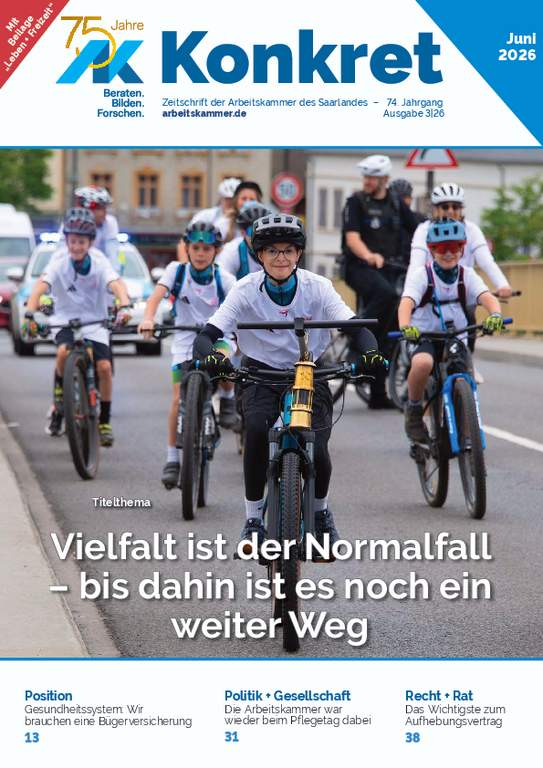 Vielfalt ist der Normalfall – bis dahin ist es noch ein weiter Weg - AK-Konkret, Heft 3, Juni 2026