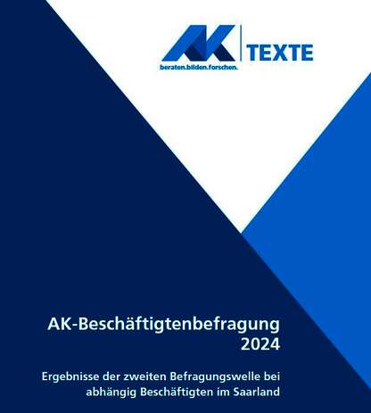 Titelblatt "AK-Beschäftigtenbefragung 2024" als Schmuckbild