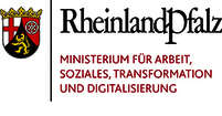 Logo Ministerium für Arbeit, Soziales, Transformation und Digitalisierung des Landes Rheinland-Pfalz