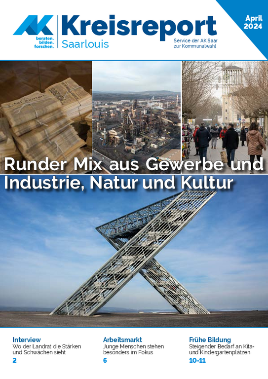 AK-Kreisreport Landkreis Saarlouis - Runder Mix aus Gewerbe und Industrie, Natur und Kultur