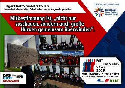 Mitbestimmung Plakat Hager
