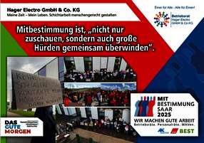 Mitbestimmung Plakat Hager