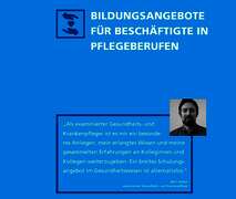 Titelblatt Bildungsangebote Pflege