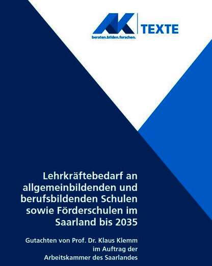 Titelblatt AK-Texte Lehrkräftebedarf (Schmuckbild)