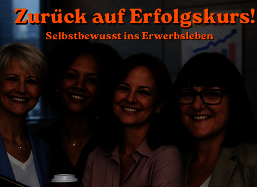 Vier Frauen und der Titel der Veranstaltung