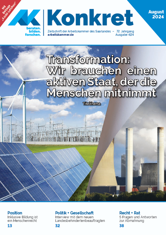 Transformation. Wir brauchen einen aktiven Staat, der die Menschen mitnimmt - Heft 4, August 2024