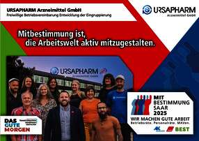 Mitbestimmung Plakat Ursapharm