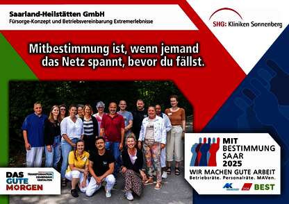 Mitbestimmung Plakat SHG Klinikum