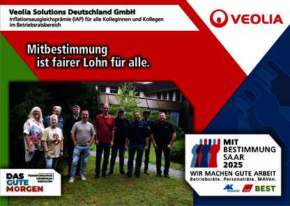 Mitbestimmung Plakat Veolia