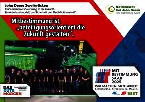 Mitbestimmung Plakat John Deere