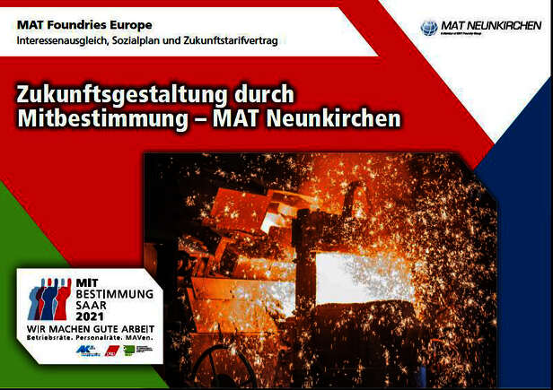 Ausstellerplakat Mat Foundries Europe: Interessensausgleich, Sozialplan und Zukunftstarifvertrag