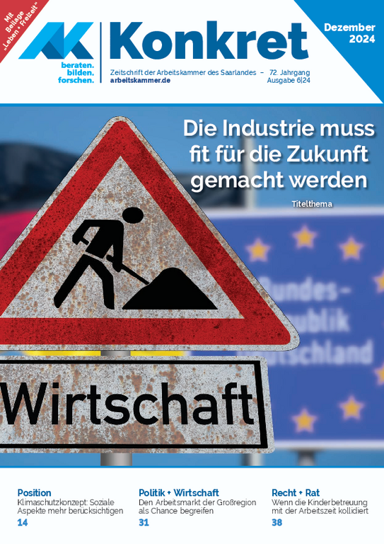 Die Industrie muss unbedingt fit für die Zukunft gemacht werden - Heft 6, Dezember 2024