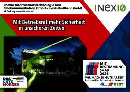 Mitbestimmung Plakat Inexio