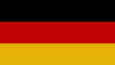 Deutsche Flagge in Schwarz, Rot, Gold